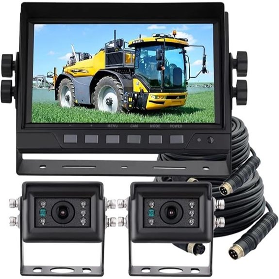 AHD 1080P Wired Backup Camera System with Monitor