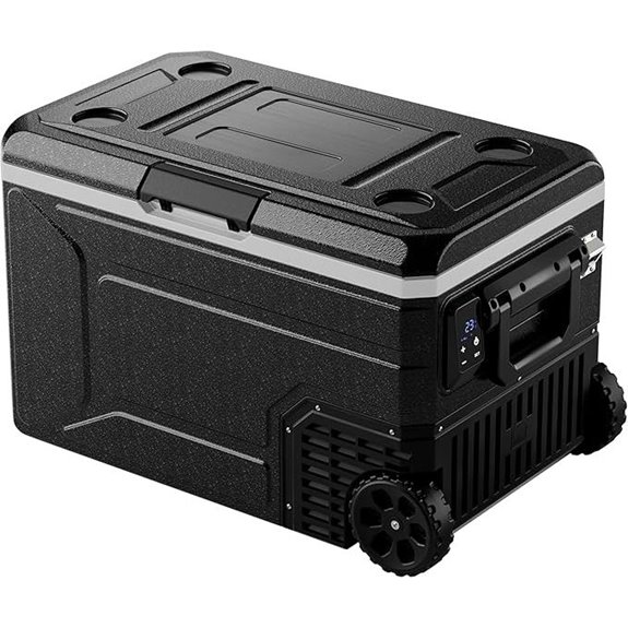 12V Portable Electric Cooler with Wheels