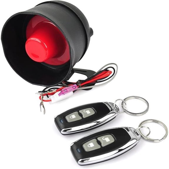 12V Car Alarm System with Anti-Theft Siren