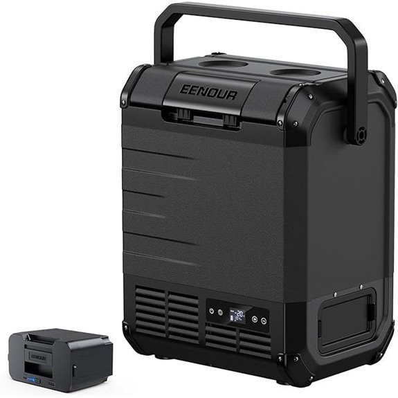 EENOUR D10 12V Car Refrigerator Cooler with Battery