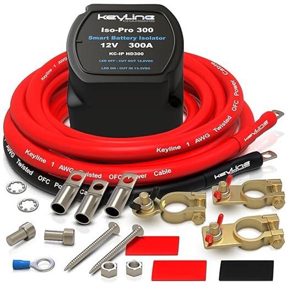 Dual Battery Isolator Kit for 12V Systems