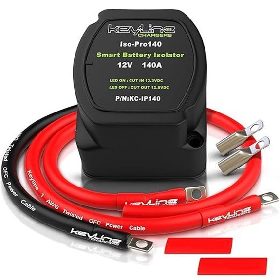 Dual Battery Isolator Kit 12V with VSR (140A)
