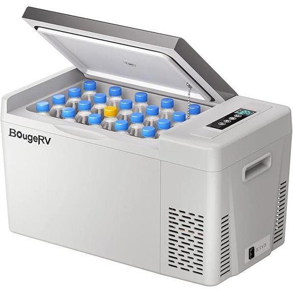 BougeRV 12V Portable Car Refrigerator & Freezer