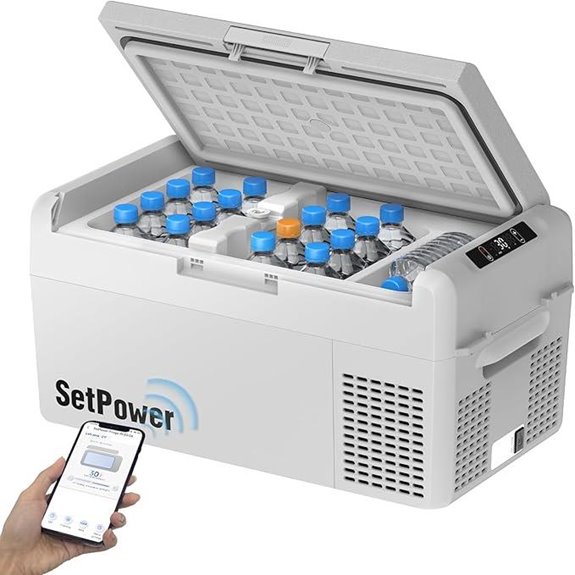 Setpower 12V Portable Car Refrigerator Cooler