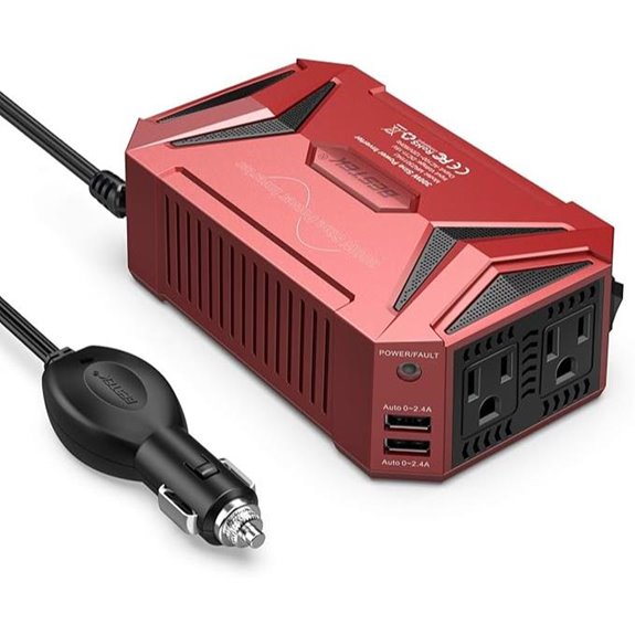 BESTEK 300W Pure Sine Wave Car Power Inverter