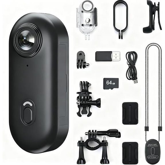 JETO 4K Action Camera with Mount and WiFi