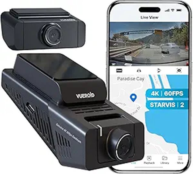 S1 4K Dual Channel Dash Cam with Night Vision