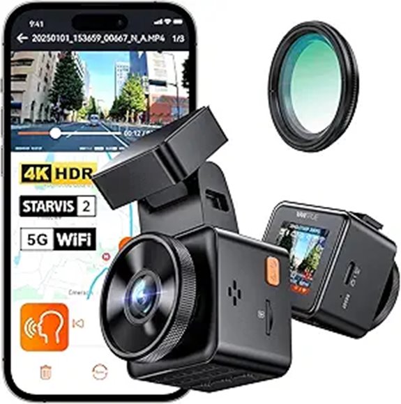 Vantrue E1 Pro 4K Dash Cam with Night Vision