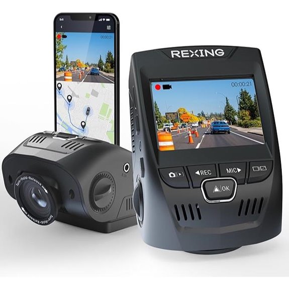 V1 4K GPS Dash Cam with Wi-Fi and Wide Angle