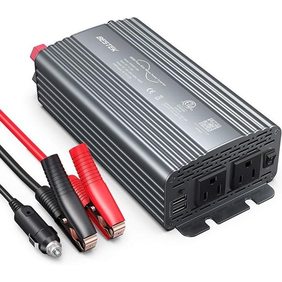 BESTEK 500W Pure Sine Wave Power Inverter with USB
