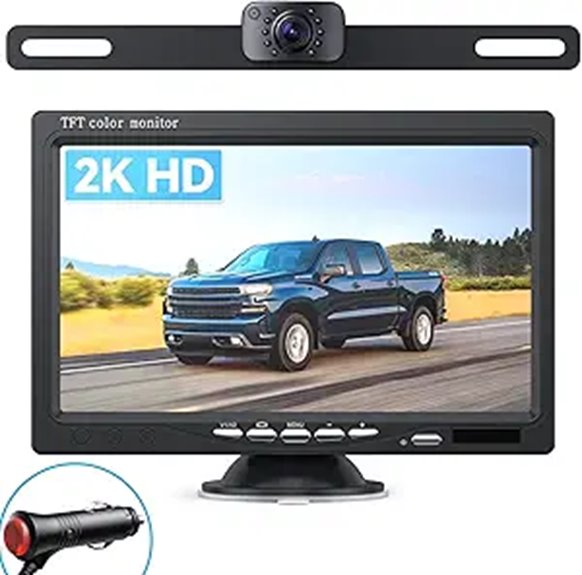 eRapta 7 2K Backup Camera for Truck and RV