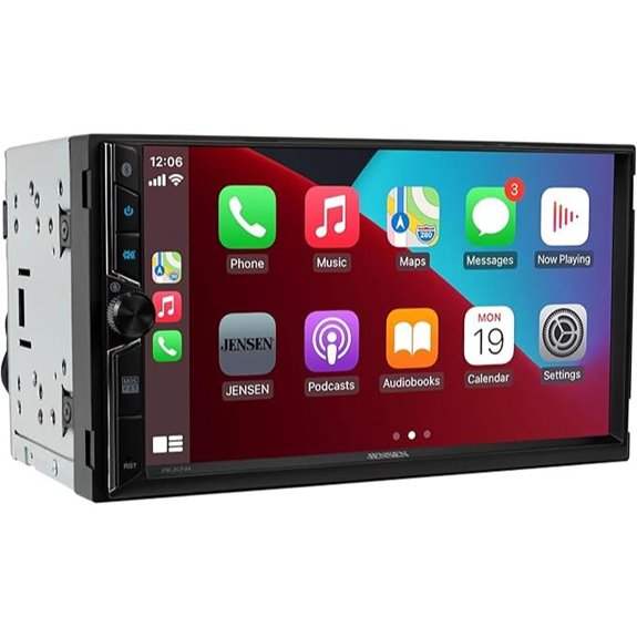 JENSEN 7-inch CarPlay/Android Auto Touchscreen Stereo