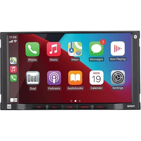 Dual Electronics 7-Inch Apple CarPlay Android Auto Stereo