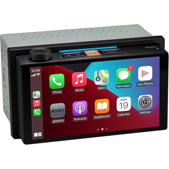 JENSEN 7-inch Touchscreen Car Stereo with Wireless CarPlay
