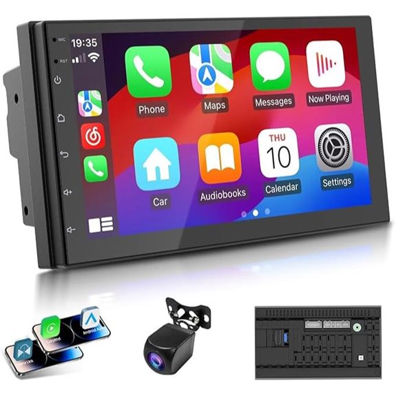 7-Inch Car Stereo with Wireless CarPlay & GPS