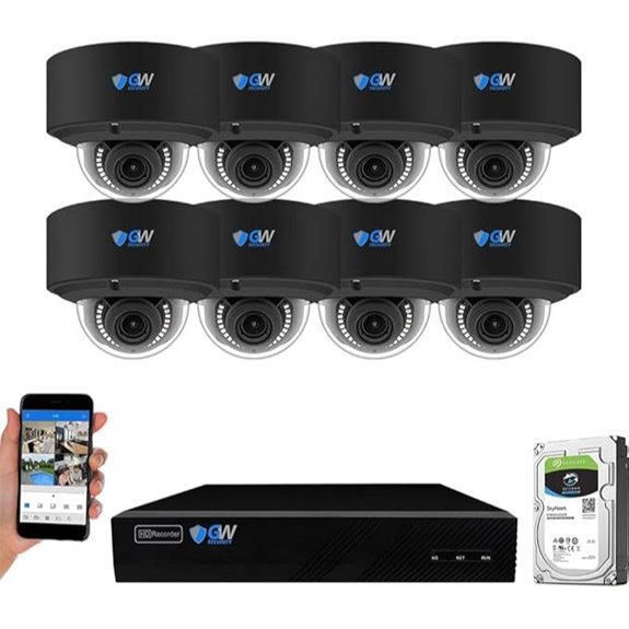 GW Security 8-Channel 12MP 4K IP Camera System