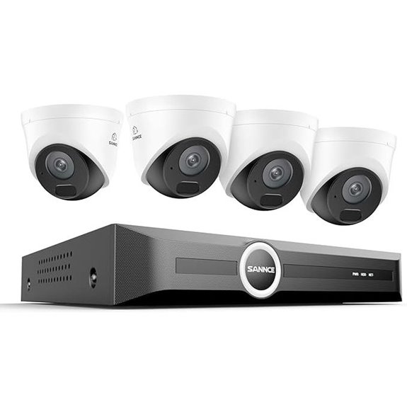 SANNCE 2K 8CH PoE Security System with Cameras