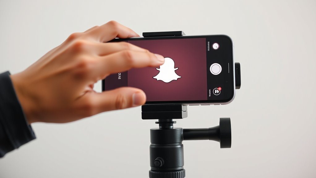 activate hands free snapchat recording