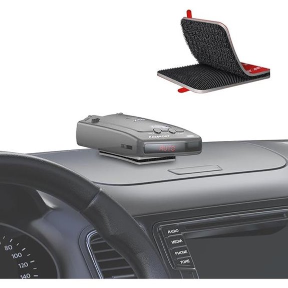 Radar Detector Dash Mount with Adjustable Base