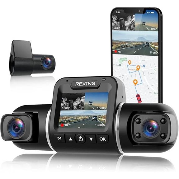 REXING V2 PRO AI Dash Cam with Night Vision