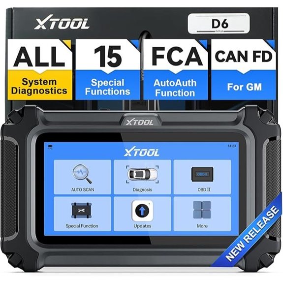 XTOOL D6 OBD2 Scanner with All System Diagnostics