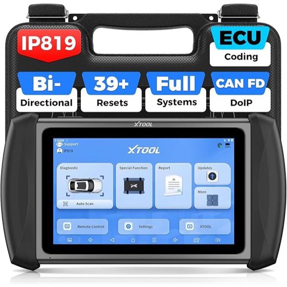 XTOOL IP819 V2.0 All-Systems Car Diagnostic Scanner