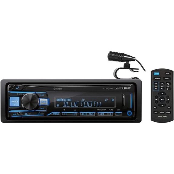 Alpine UTE-73BT Bluetooth Car Receiver with Remote