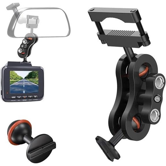 Aluminum Dash Cam Mount for Rove R2-4K Series