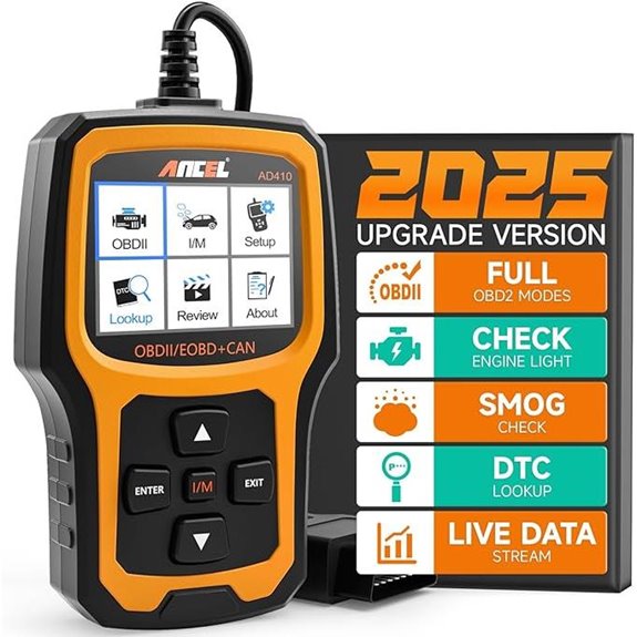 ANCEL AD410 OBD2 Scanner for Vehicles