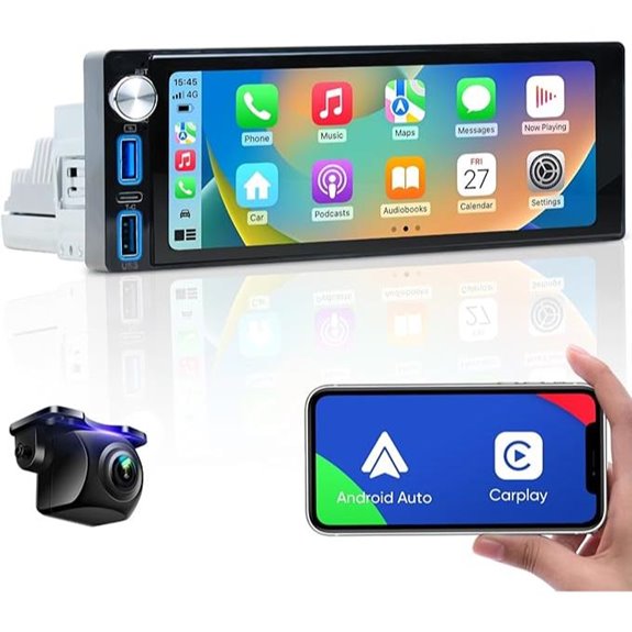 Touchscreen Car Stereo Android 13 CarPlay & GPS
