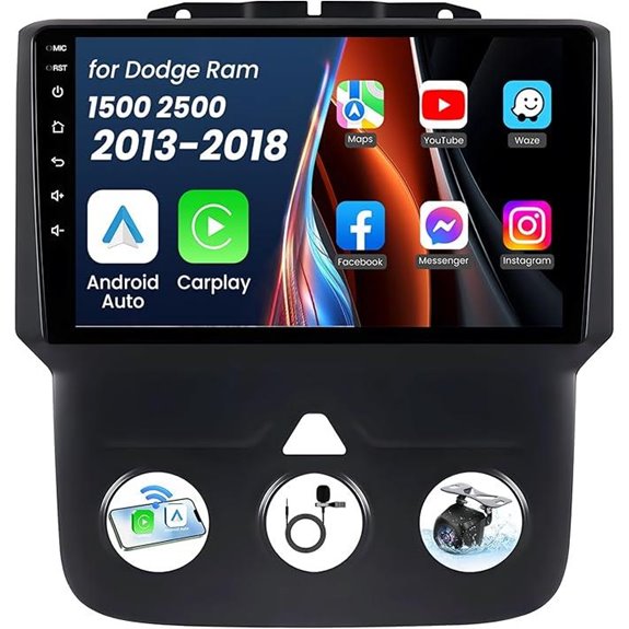 Android 13 Car Radio for Dodge Ram 1500/2500