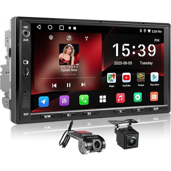 A5L 7 Android Car Stereo with Backup Camera