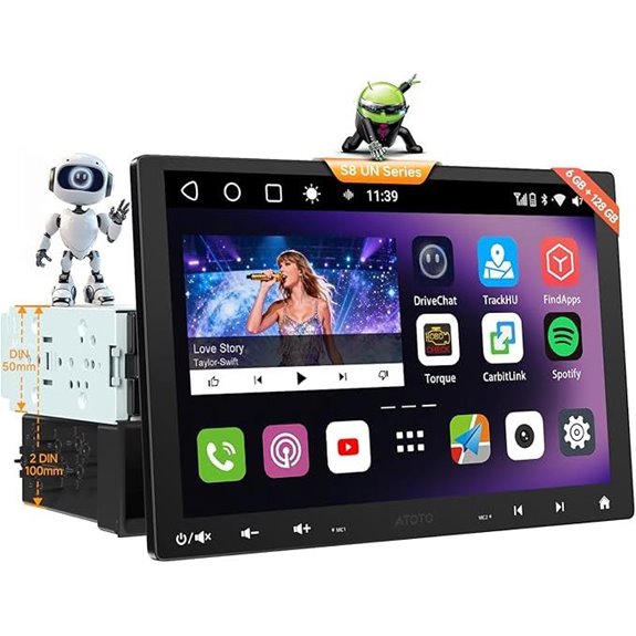 S8 Ultra 10.1 Android Car Stereo with Touchscreen