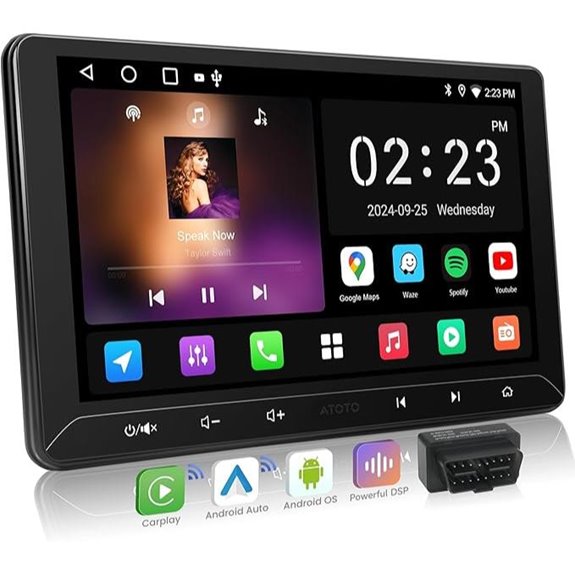 A5L 10.1 Android Car Stereo with Touchscreen