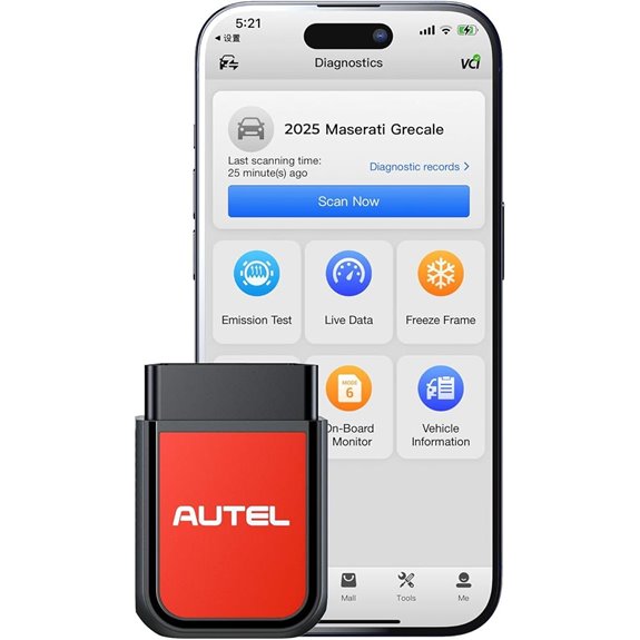 Autel AP2500E Bluetooth OBD2 Scanner and Code Reader