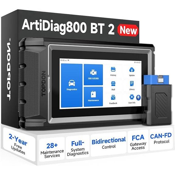 TOPDON AD800BT V2.0 Automotive Diagnostic Scanner