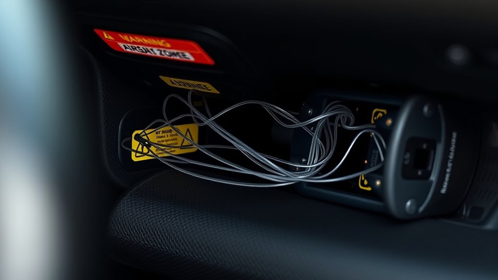 avoid airbag deployment interference