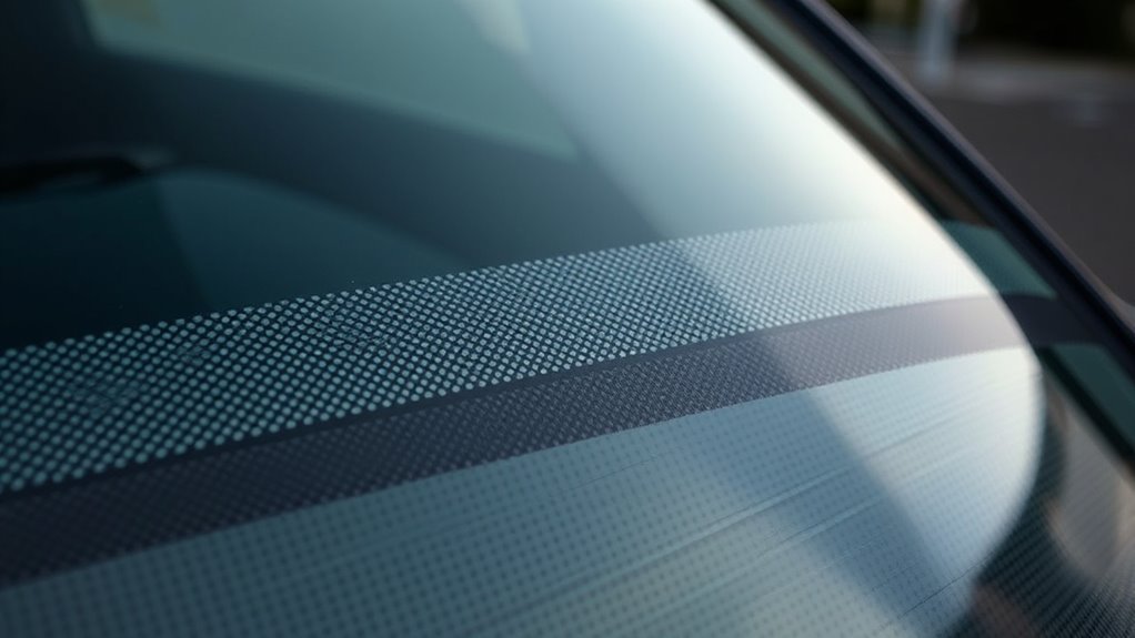 avoid complex frit pattern areas