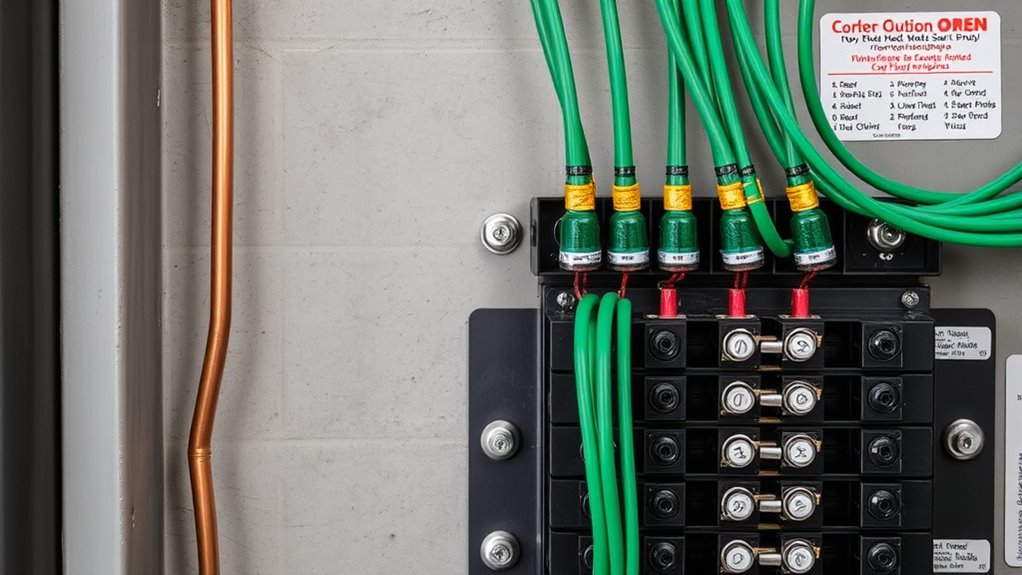 avoid nonconductive grounding attachments