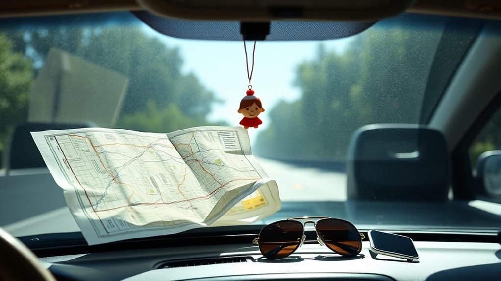 avoid obstructing vehicle views