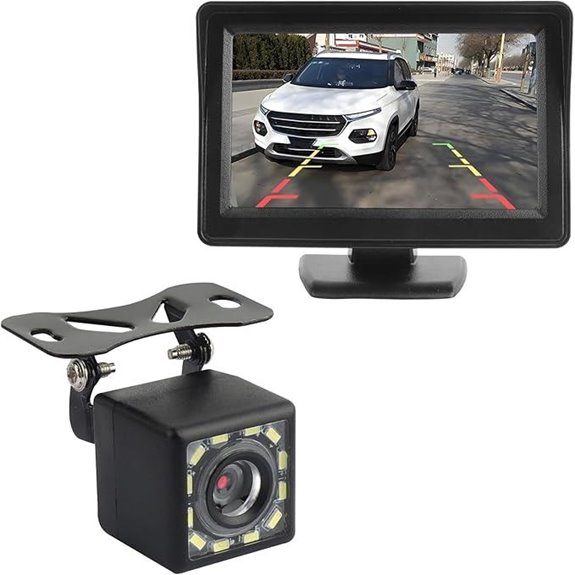 Backup Camera with 4.6 Monitor and Night Vision
