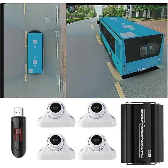 360° Bird's Eye View Camera System for Vehicles