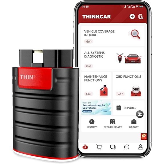 Thinkdiag Bluetooth OBD2 Scanner Full System Diagnostic