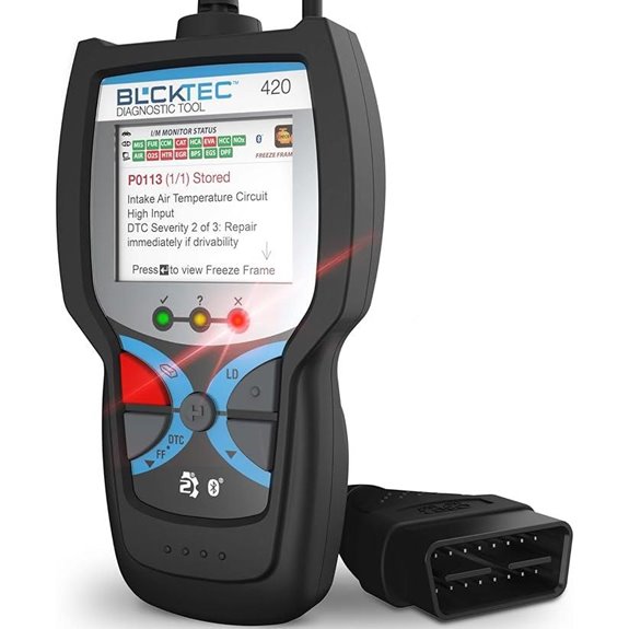 BLCKTEC 420 Bluetooth OBD2 Scanner for Vehicles