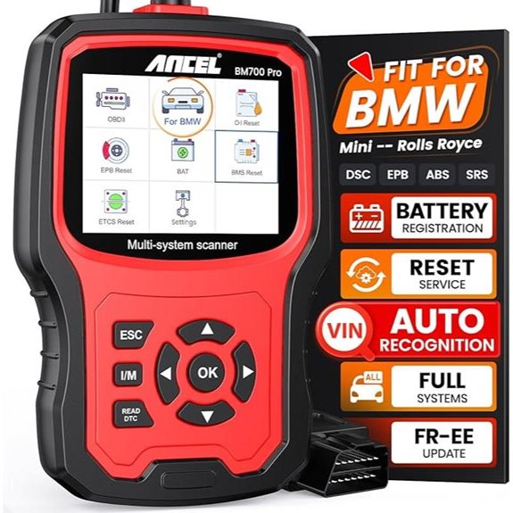 ANCEL BM700 PRO BMW Scanner with Full System Diagnostics
