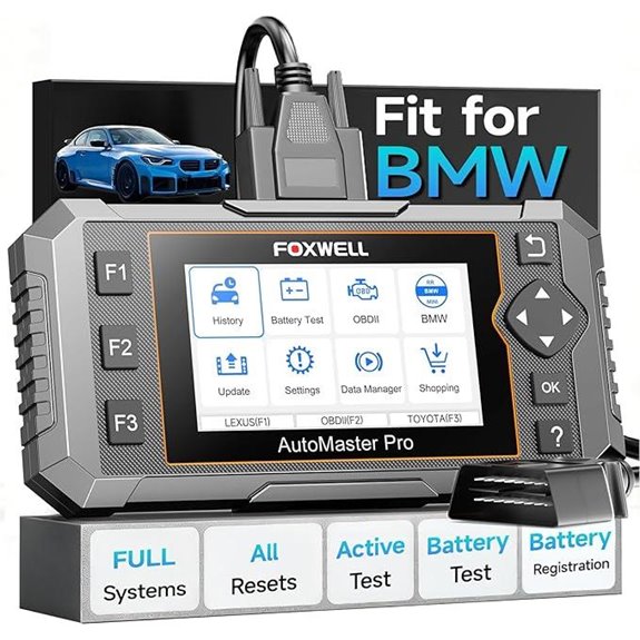 FOXWELL NT510 Pro BMW OBD2 Scanner with Battery Tester