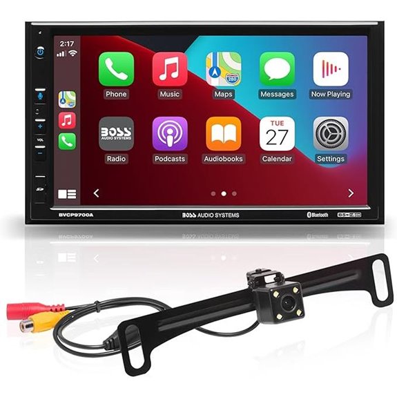 BOSS Car Stereo with Apple CarPlay & Backup Camera