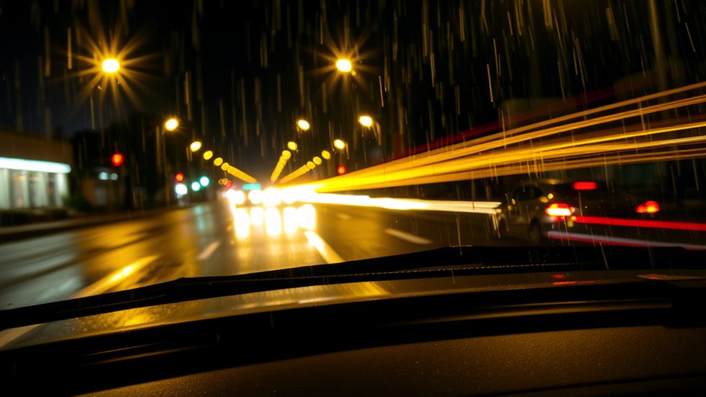 camera settings amplify rainy smears