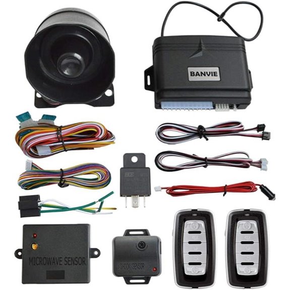 BANVIE Car Alarm System with Keyless Entry