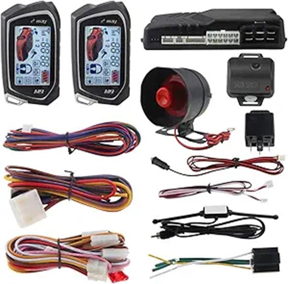 EASYGUARD EC201-M9 Car Alarm with LCD Remote